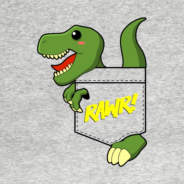 Pocket Dinosaur by teevisionshop